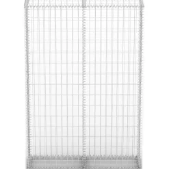 Gabion/kivikori kansilla, galvanoitu vaijeri, 150x100x30cm