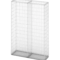 Gabion/kivikori kansilla, galvanoitu vaijeri, 150x100x30cm