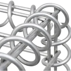 Gabion/kivikori kansilla, galvanoitu vaijeri, 150x100x30cm