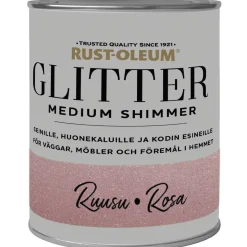Glittermaali Rust-Oleum Medium Shimmer, 750ml, eri värivaihtoethoja