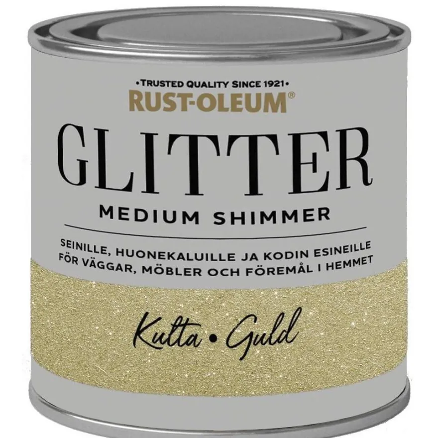 Glittermaali Rust-Oleum Medium Shimmer, 750ml, eri värivaihtoethoja