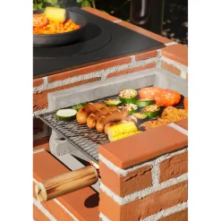 Grilli-kesäkeittiö Matti 1035x580x780mm, tiili