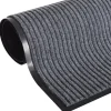 Harmaa pvc ovimatto 90 x 120 cm