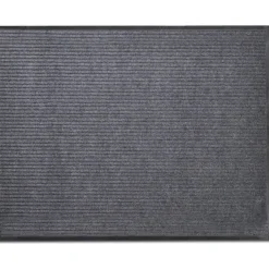 Harmaa pvc ovimatto 90 x 120 cm