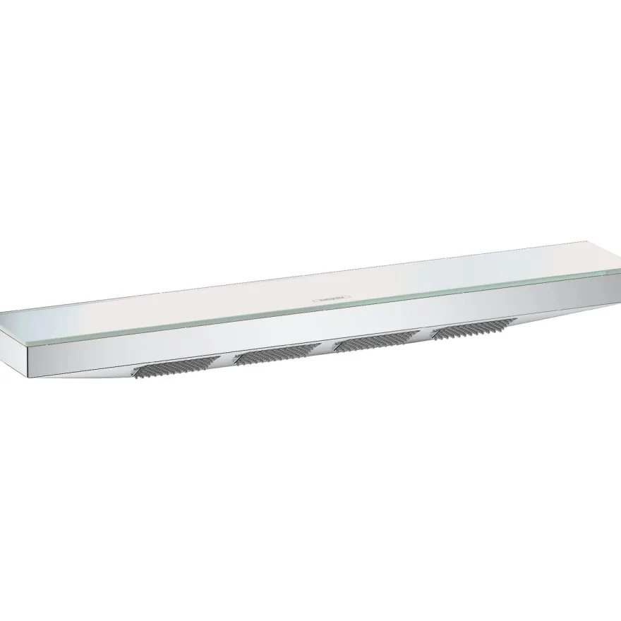 Hartiasuihku säilytyshyllyllä Hansgrohe Rainfinity 500 1jet PowderRain, kromi