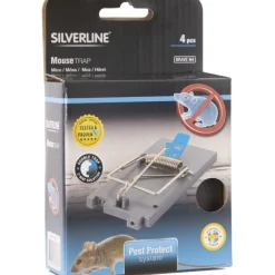 Hiirenloukku Silverline, brave m4 muovi 4-pack