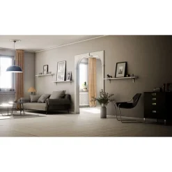 Holvikaari Lundbergs Venezia 860 MDF valkoinen