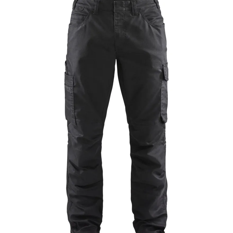 Housut Blåkläder 1439 Denim Stretch, musta
