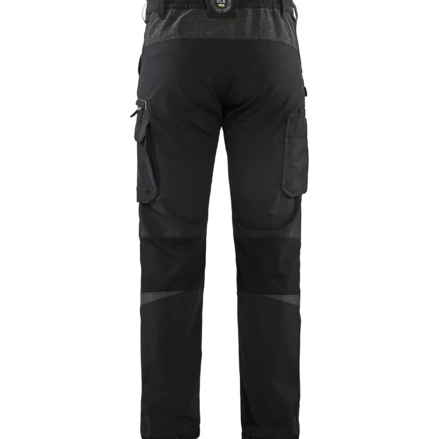 Housut Blåkläder 1422 Stretch, musta/tummanharmaa