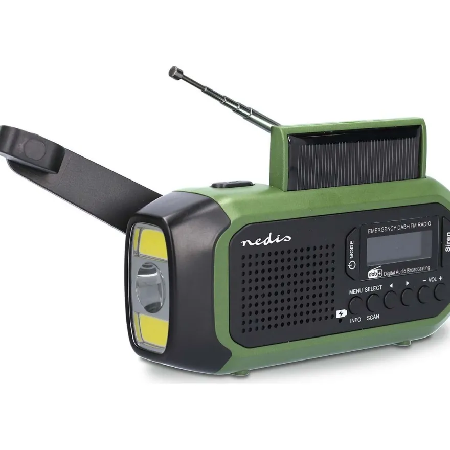 Hätäradio Nedis RDDBCR2000GN DAB+/FM