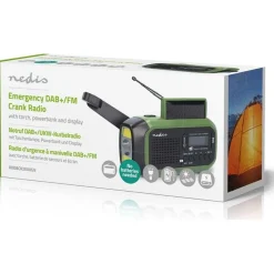 Hätäradio Nedis RDDBCR2000GN DAB+/FM