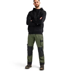 Huppari Blåkläder 3366-1158 vetoketjulla, 100% puuvillaa