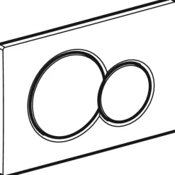 Huuhtelupainike, Geberit Sigma01, 2-H, kromattu, mattakromattu, Verkkokaupan poistotuote