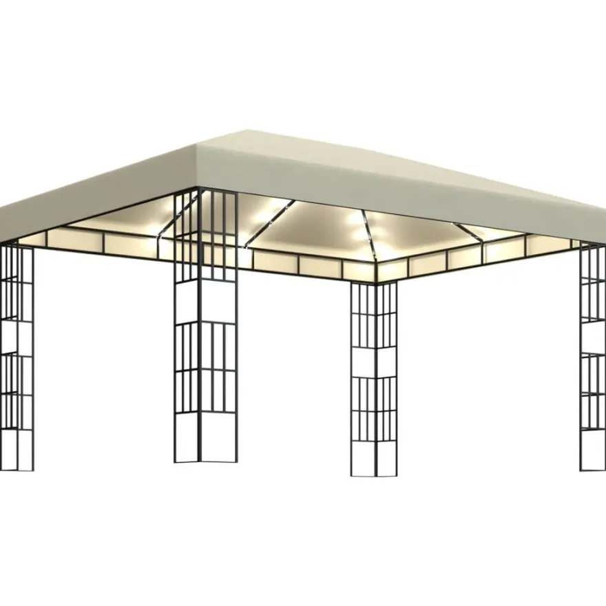 Huvimaja LED-valonauhoilla, 3x3-4m, eri kokoja ja värejä