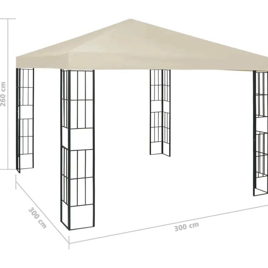 Huvimaja LED-valonauhoilla, 3x3-4m, eri kokoja ja värejä