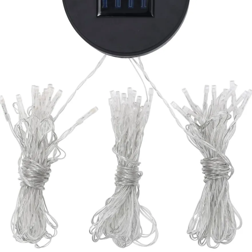 Huvimaja LED-valonauhoilla, 3x3-4m, eri kokoja ja värejä