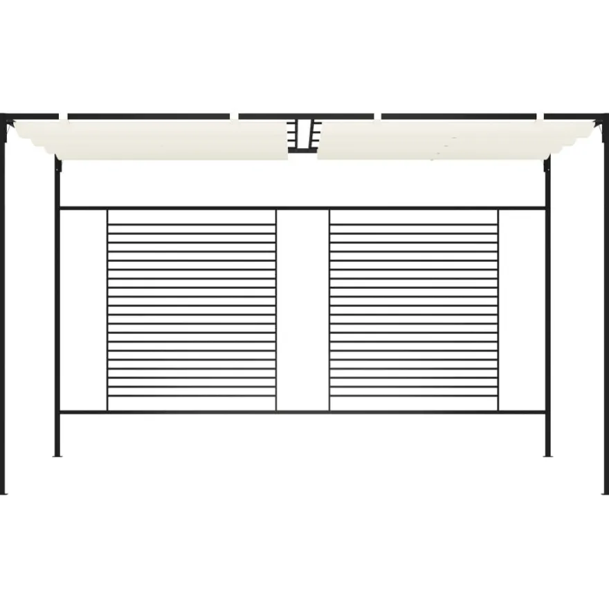 Huvimaja sisäänvedettävällä katolla 4x3x2,3m 180g/m², eri värejä