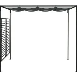 Huvimaja sisäänvedettävällä katolla 4x3x2,3m 180g/m², eri värejä