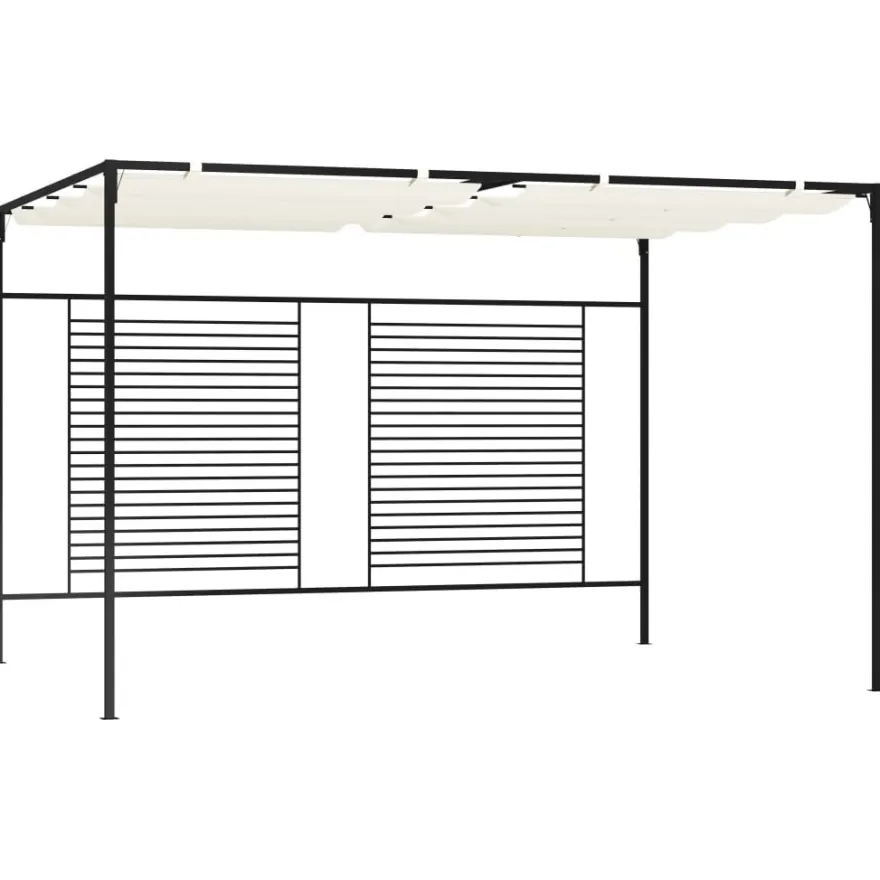 Huvimaja sisäänvedettävällä katolla 4x3x2,3m 180g/m², eri värejä