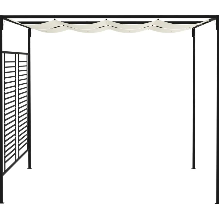 Huvimaja sisäänvedettävällä katolla 4x3x2,3m 180g/m², eri värejä