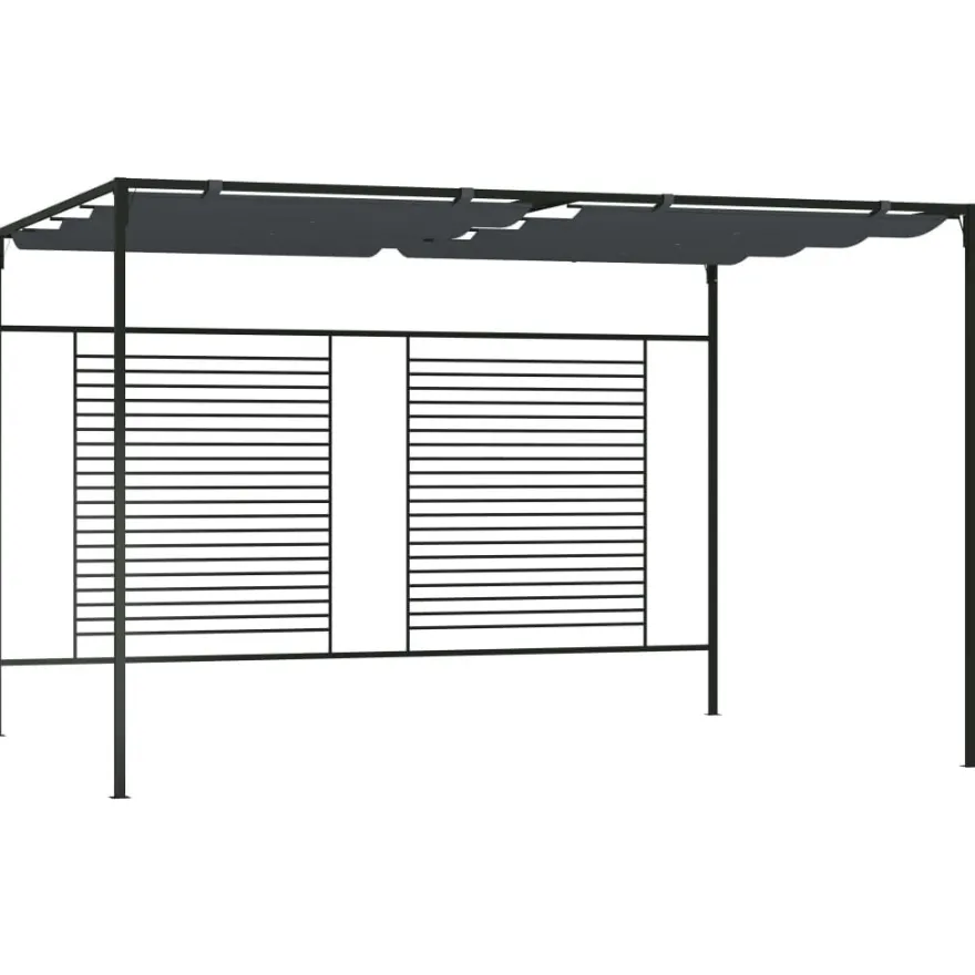 Huvimaja sisäänvedettävällä katolla 4x3x2,3m 180g/m², eri värejä