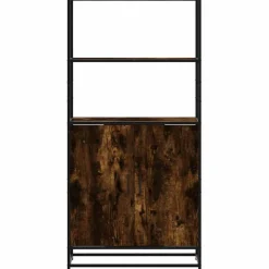 Hyllykkö/Kaappi 68x35x139 cm, suunniteltu puu ja metalli, eri värejä (42146)