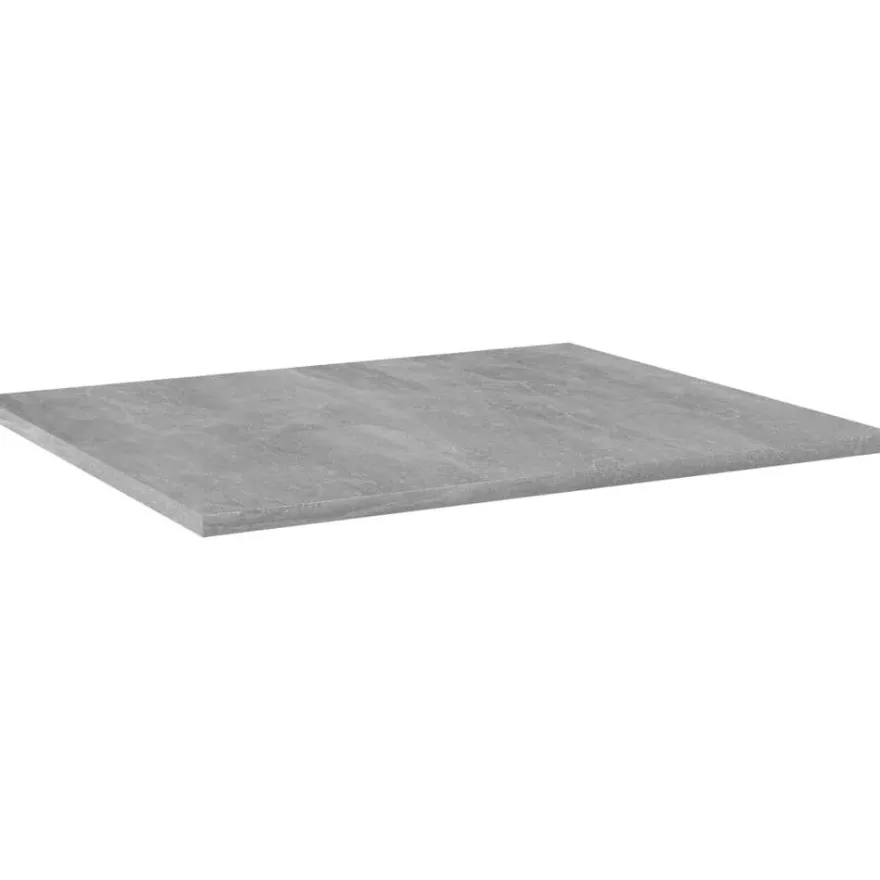 Hyllylevyt 8 kpl betoninharmaa 60x50x1,5 cm lastulevy