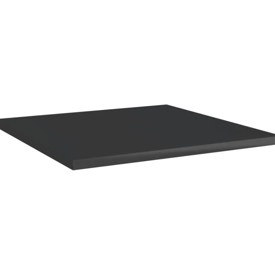 Hyllylevyt 8 kpl korkeakiilto musta 40x40x1,5 cm
