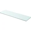 Hyllypaneeli kirkas lasi 90x25 cm