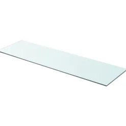 Hyllypaneeli kirkas lasi 90x25 cm