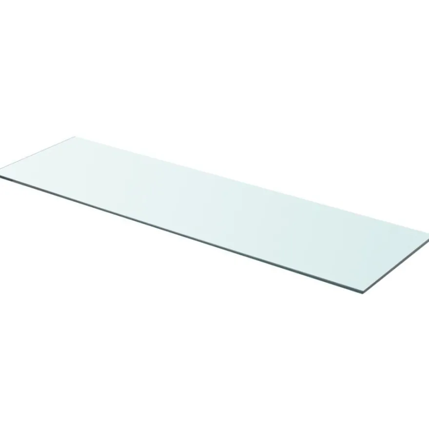 Hyllypaneeli kirkas lasi 90x25 cm