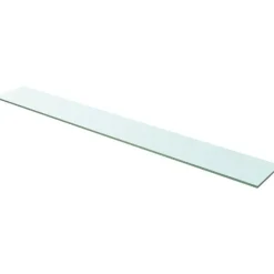 Hyllypaneeli kirkas lasi 110x15 cm