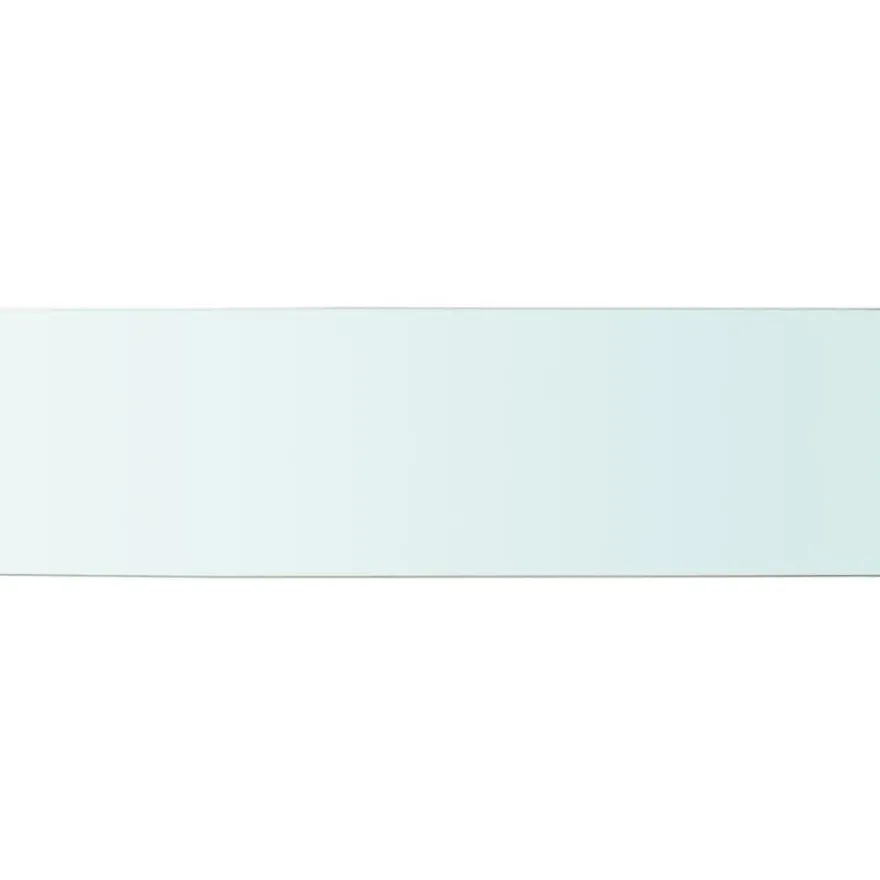 Hyllyt 2 kpl, kirkas lasi, 100x30 cm