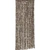 Hyönteisverho ruskea ja valkoinen 56x185 cm chenille