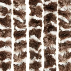 Hyönteisverho ruskea ja valkoinen 56x185 cm chenille