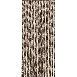 Hyönteisverho ruskea ja valkoinen 56x185 cm chenille