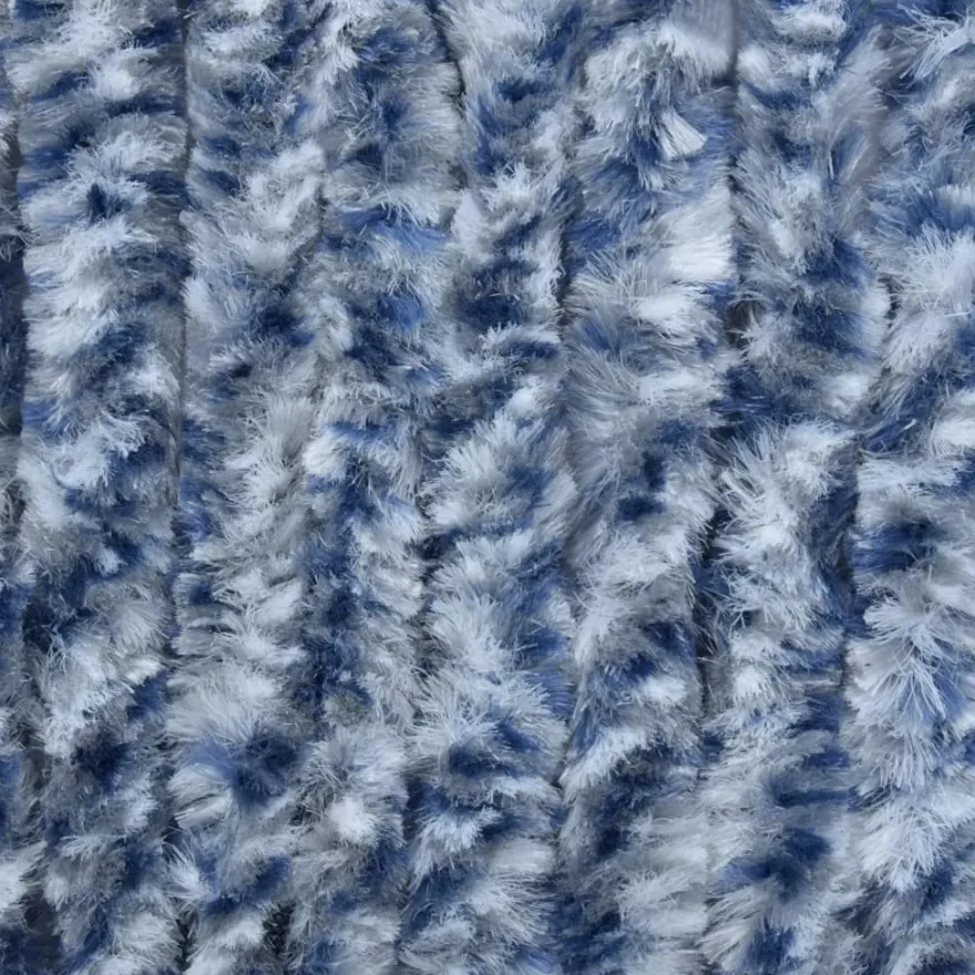 Hyönteisverho sinivalkoinen 56x200 cm chenille