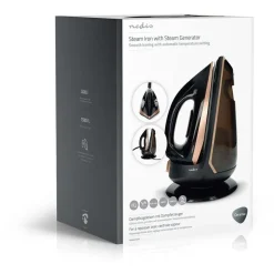 Höyrysilitysrauta Nedis, höyryasemalla, 2400W, 1.5l
