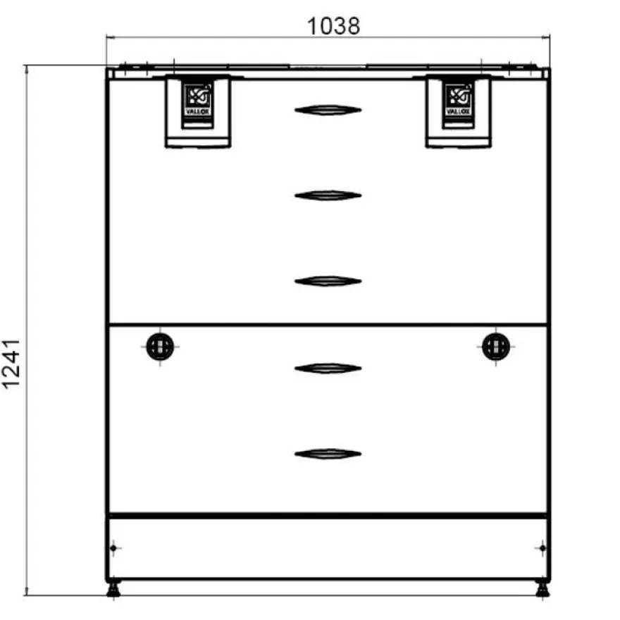 Ilmanvaihtolaite Vallox 245 MV VKL R