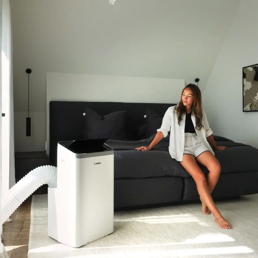 Ilmastointilaite Bosch Cool 4000, siirrettävä, 2.6kW, 9000BTU, 35m² huoneisiin