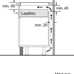 Induktiotaso Siemens iQ100 EH61RBEB6E 60cm