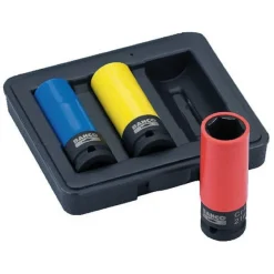 Iskuhylsysarja Bahco syvä 17/19/21mm 1/2" 3kpl