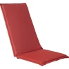 Istuintyyny Home4You SUMMER 48x115xK4,5 cm, punainen
