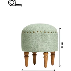 Jakkara Linento Furniture Saga, Ø38cm, vaaleanvihreä