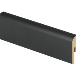 Jalkalista Maler R10 Pyörre, 12x42x2750mm, MDF, tumma harmaa