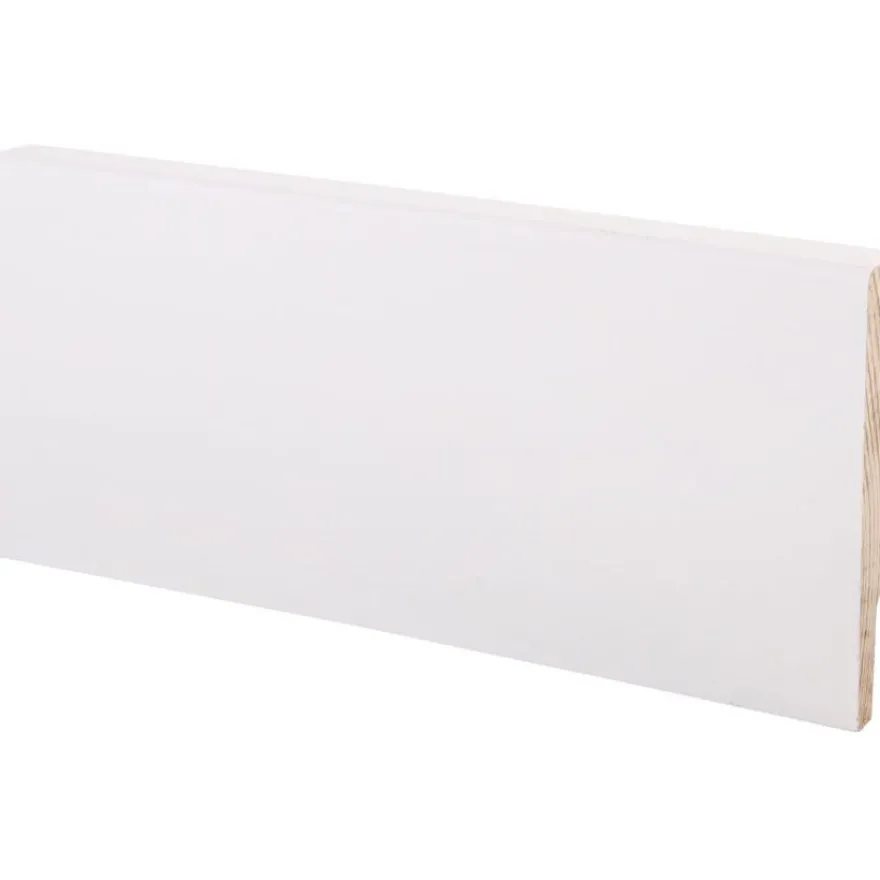 Jalkalista Maler Smart Aava, 12x70x3300mm, mänty, valkoinen