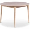 Jatkettava ruokapöytä Stenexpo Odense Ø110/150x75cm valkoöljytty tammi