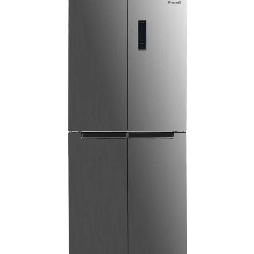 Jääkaappipakastin Brandt BFM870NX French Door, 79,5cm, 271/150 l, teräs
