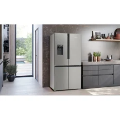 Jääkaappipakastin French Door Siemens iQ500 KF96IAPEA 90.5, 375/199 l, vesiautomaatti, jääpalakone, teräs