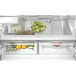 Jääkaappipakastin French Door Siemens iQ500 KF96IAPEA 90.5, 375/199 l, vesiautomaatti, jääpalakone, teräs